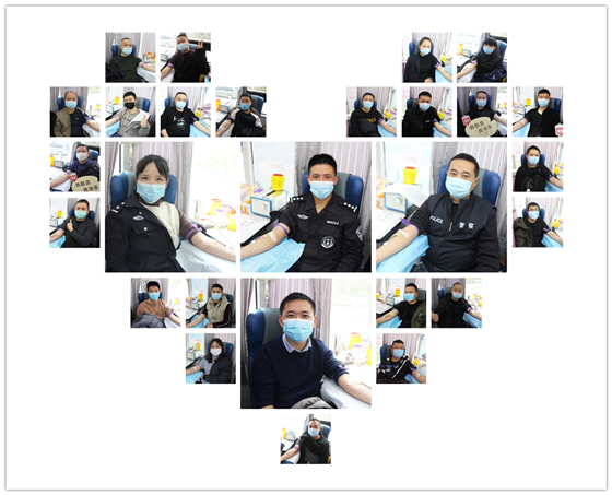 人民警察一心為民，捋袖捐血鐵血柔情——安康市公安局積極開展冬季獻(xiàn)血活動